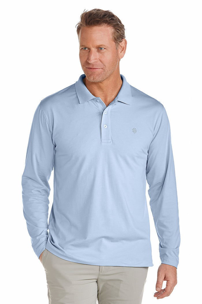 Polo Weekend anti-UV - Homme  - Bleu clair