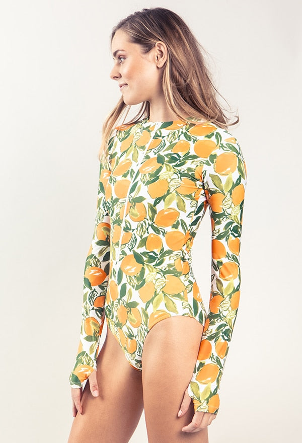 Maillot de bain une pi ce ultra color Mott50 L Orangerie UPF