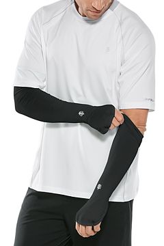 Protection bras et mains - Manchettes anti-UV - Hommes - Noir