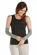 Protection bras - Manchettes anti-UV - Femmes - Gris clair