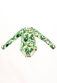 Maillot de bain une pièce anti-UV - Mini Mila - Avocado