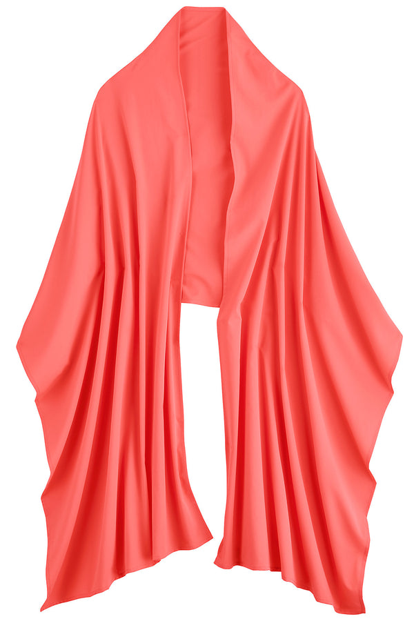 Grande Etole solaire anti-UV - UPF 50 - Corail