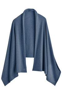 Etole en bamboo anti UV - UPF 50 - Bleu