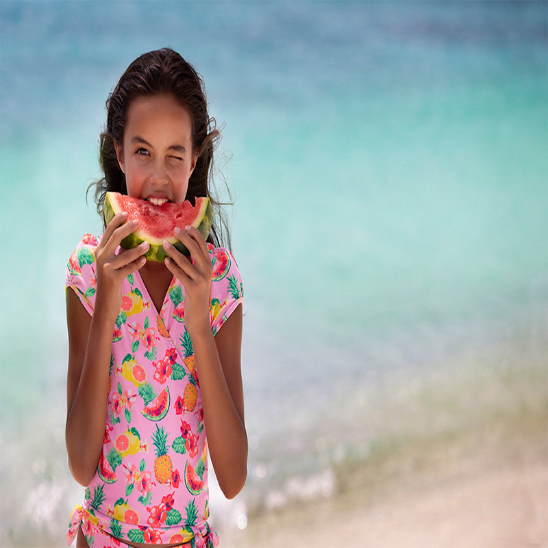 Ensemble de bain filles anti UV ALOHA UPF Boutique
