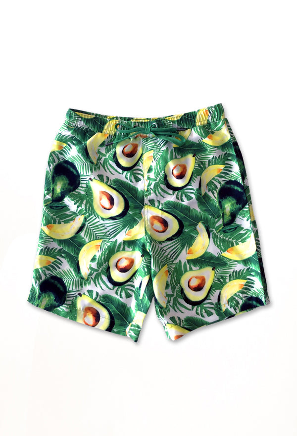 Short de bain garçon anti-UV - Avocado