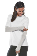 Protection bras et mains - Manchettes anti-UV - Femmes - Gris clair