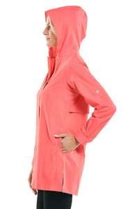 Chemise longue de plage anti-UV - Rose