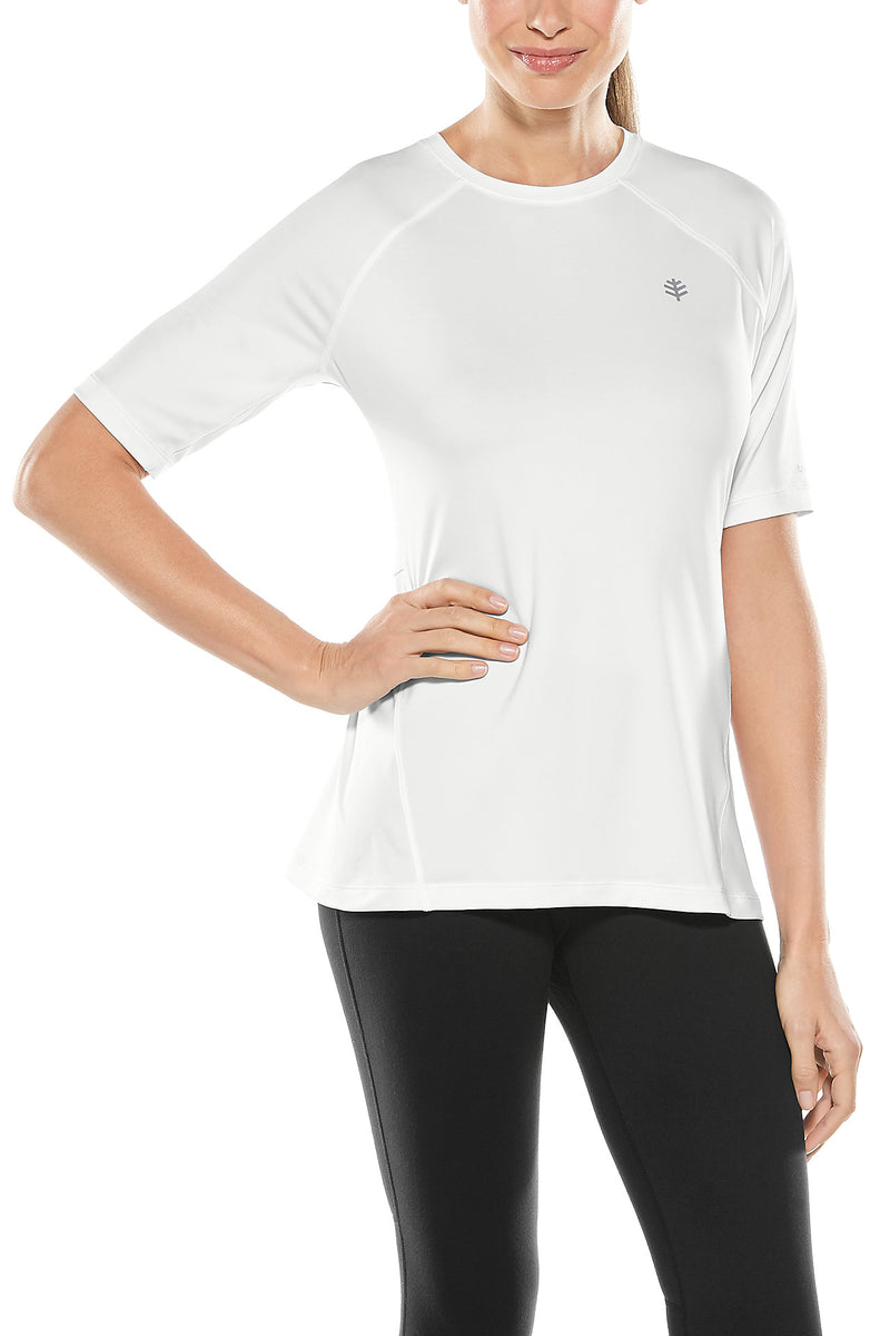 Tee shirt anti-UV - Sport Fitness - blanc
