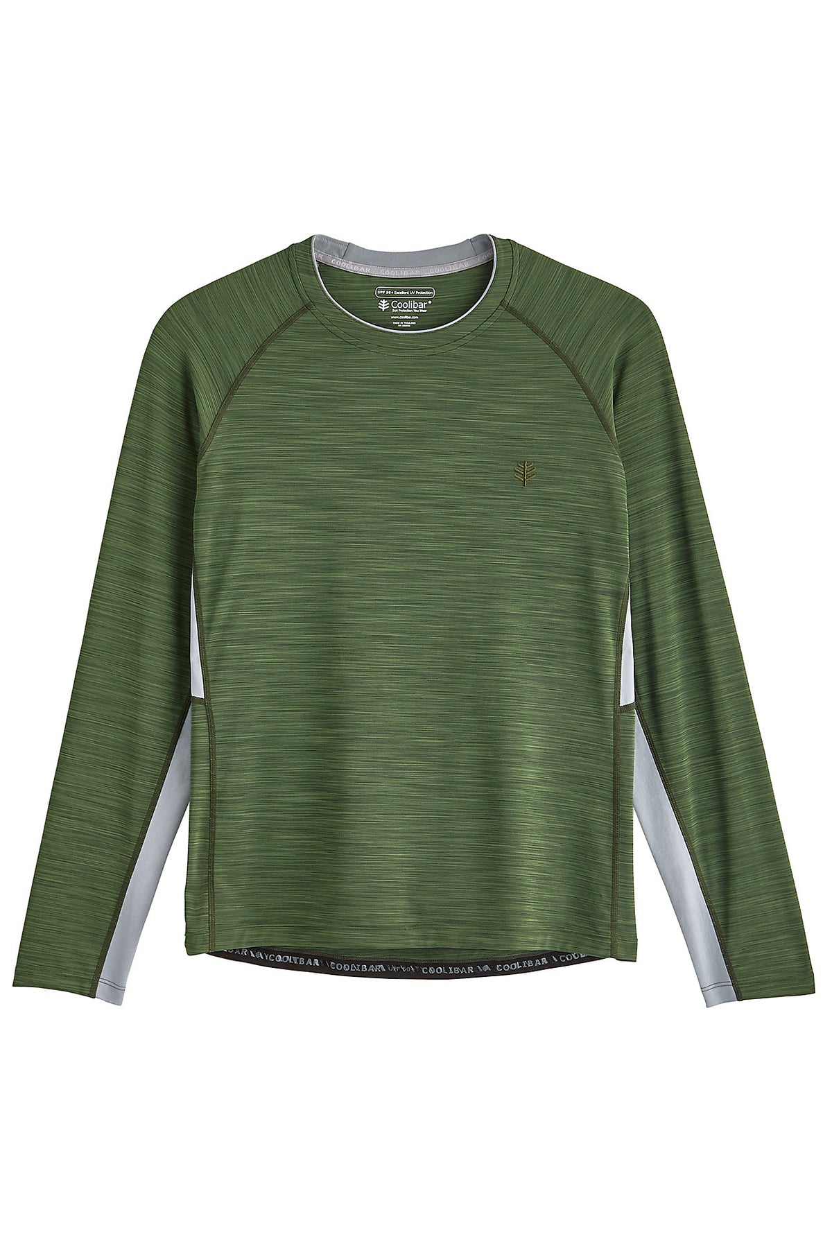 Tee shirt de bain manches longues anti-UV - Olive